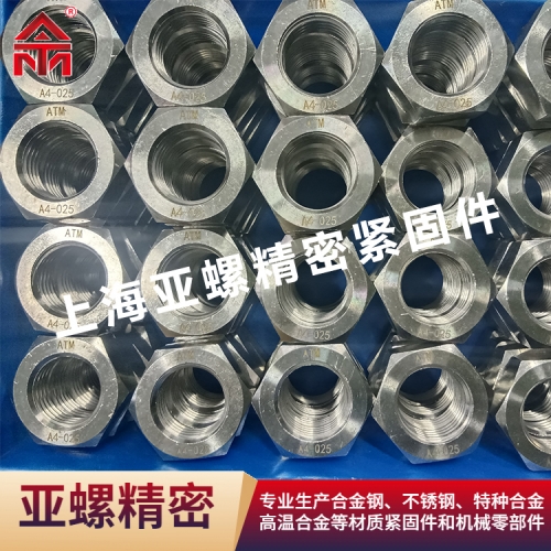A4-025不锈钢六角螺母